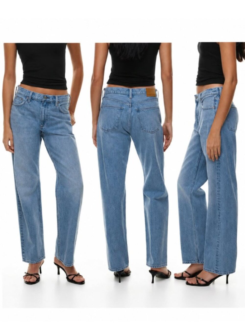 Denim Forum The 90s Iggy Lo-Rise Baggy Jeans Blue Size 32